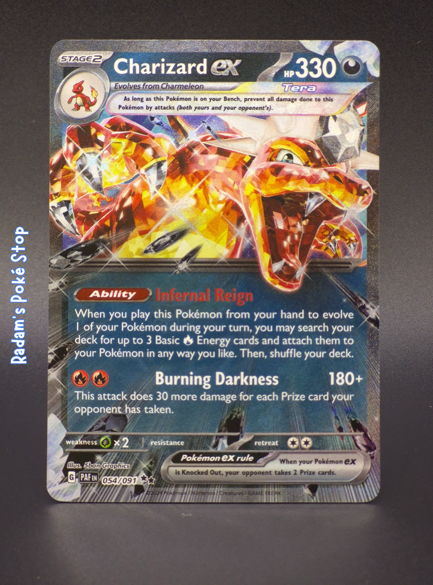 Charizard ex #54 Paldean Fates DR