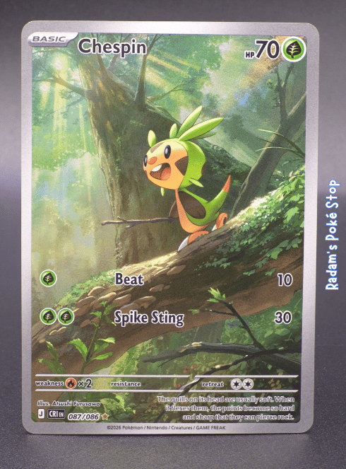 Chespin #087 CRI Chaos Rising IR