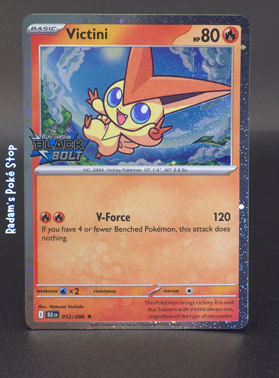 Victini Stamped #012 Black Bolt Promo