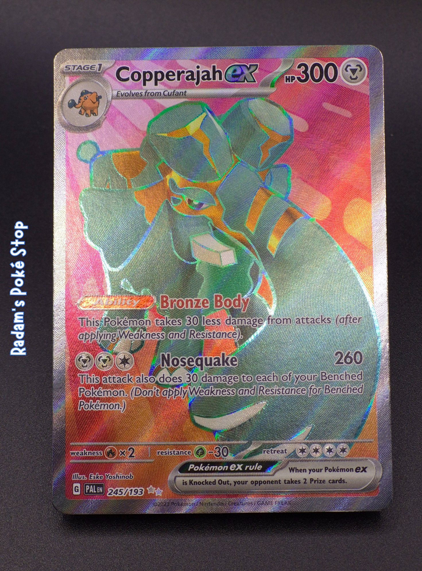 Copperajah ex #245 Paldea Evolved UR