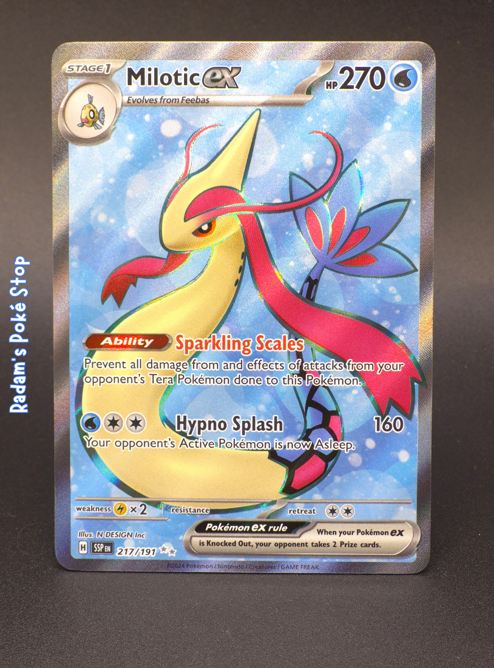 Milotic ex #217 Surging Sparks UR