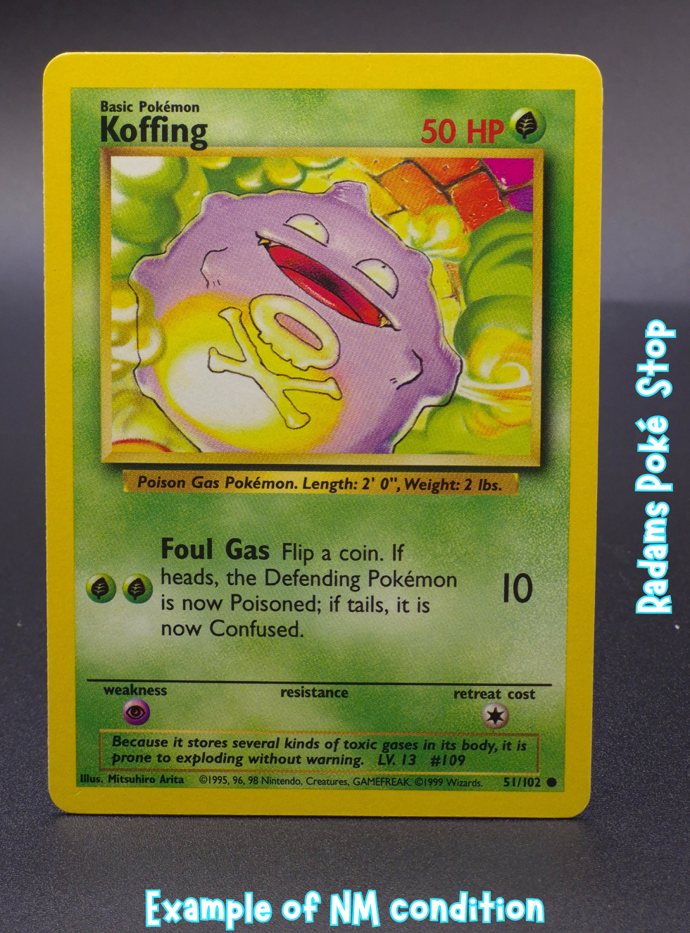 Koffing #51 common Base Set