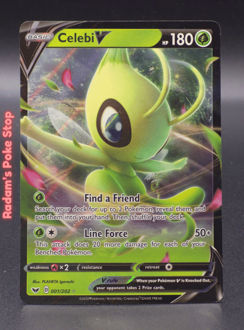 Celebi V #001 Sword & Shield Base UR