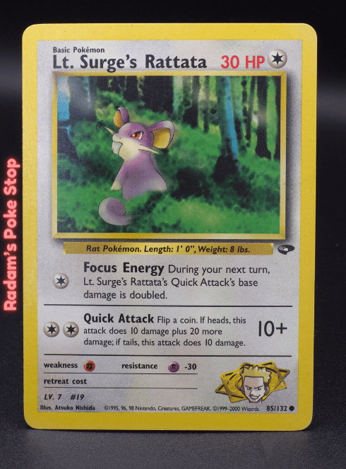 Lt Surge's Rattata #85 Gym Challenge