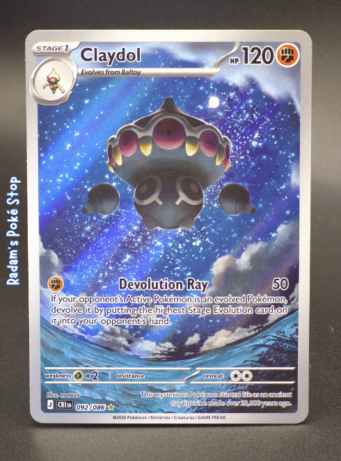 Claydol #092 CRI Chaos Rising IR