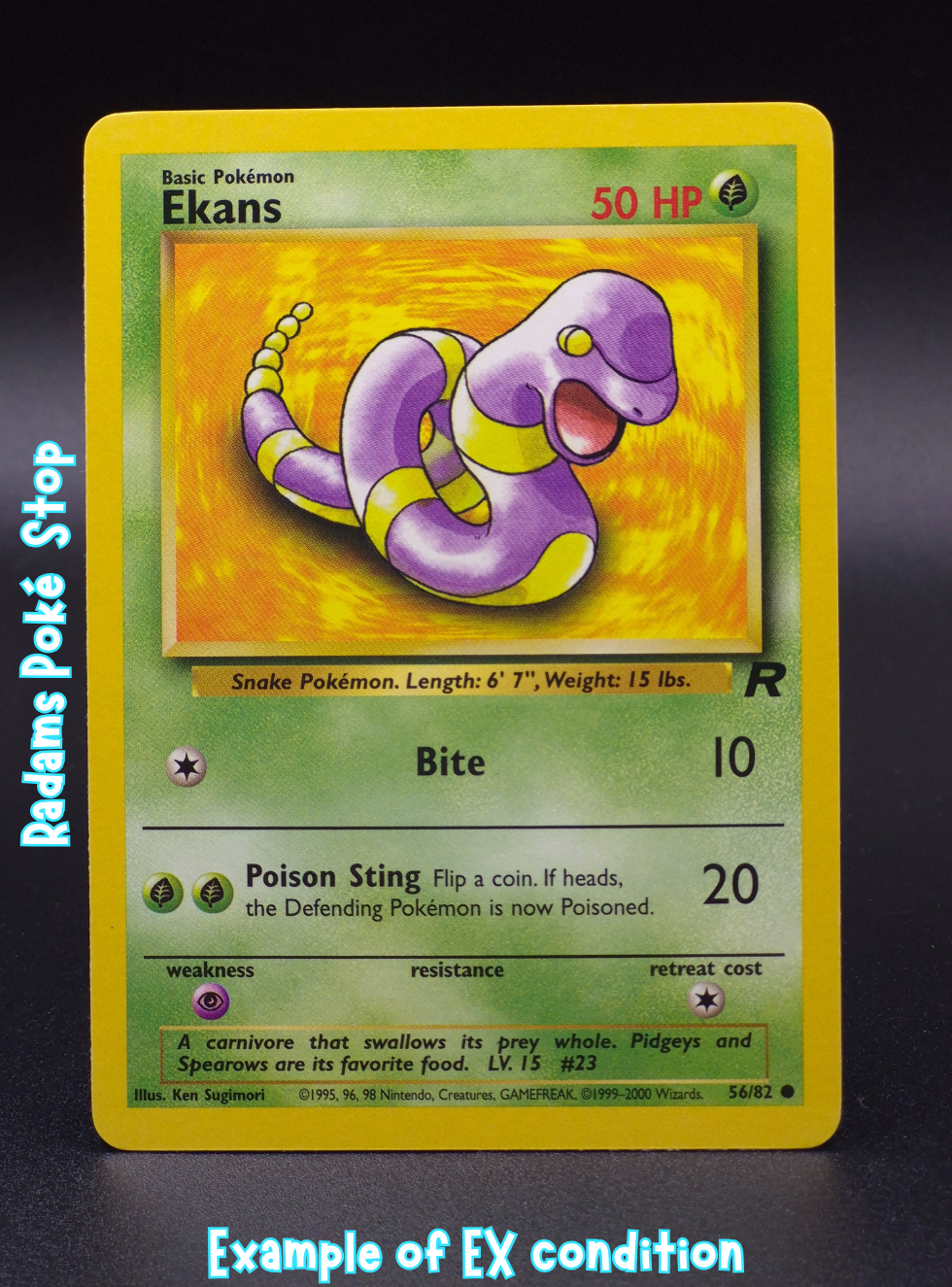 Ekans #56 common Team Rocket