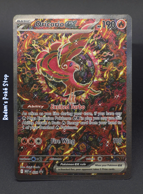 Oricorio ex #MEP024 Charizard x UPC Promo