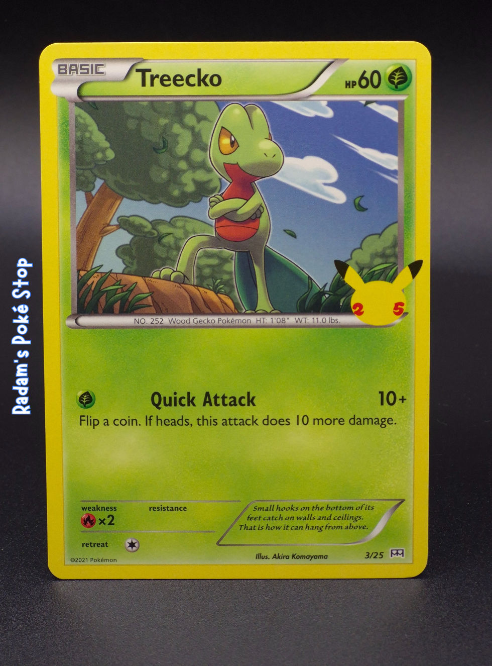 Treecko Mcdonald's Promo #3 25th Anniversary 2021