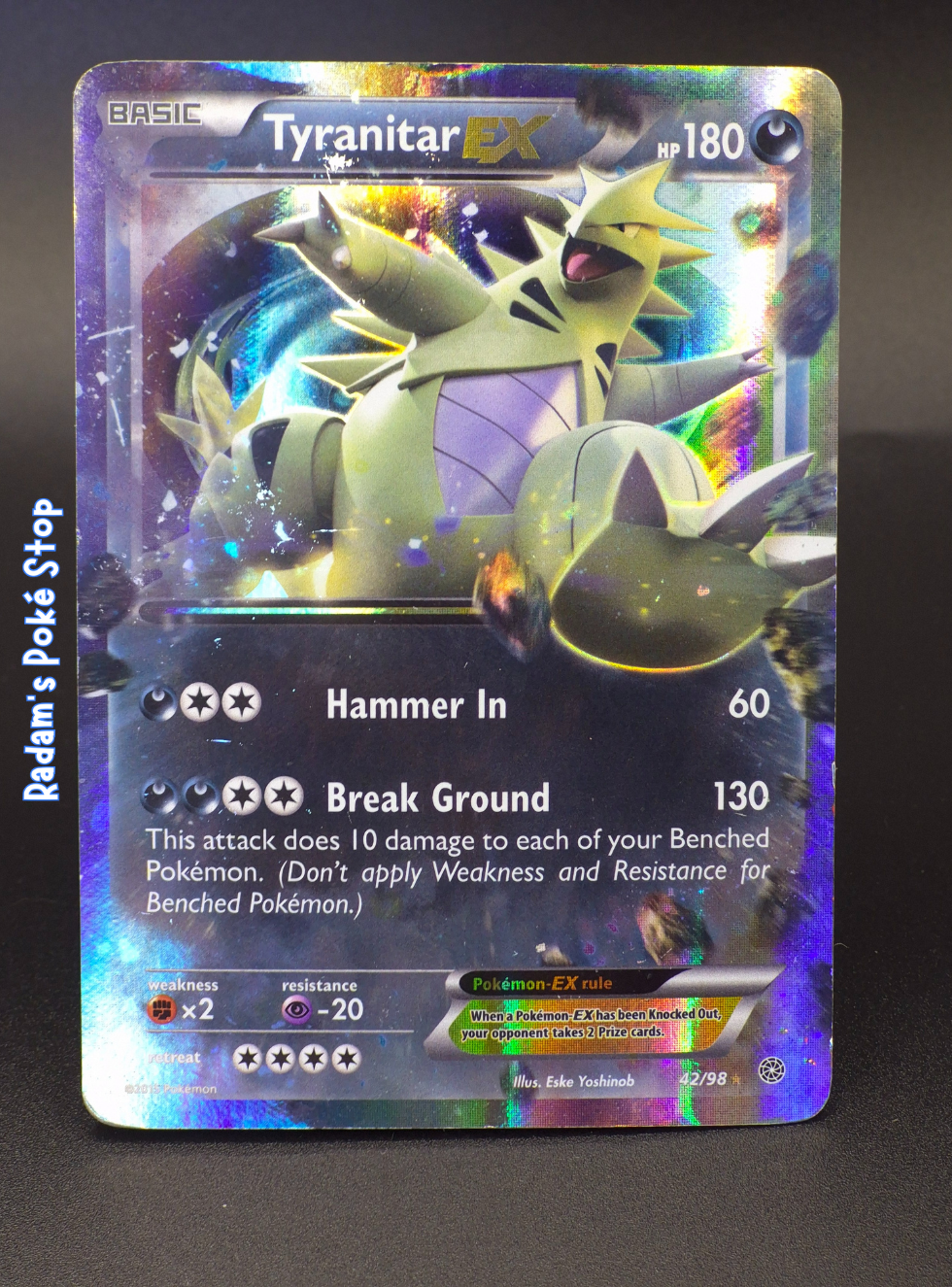Tyranitar EX #42 Ancient Orgins 