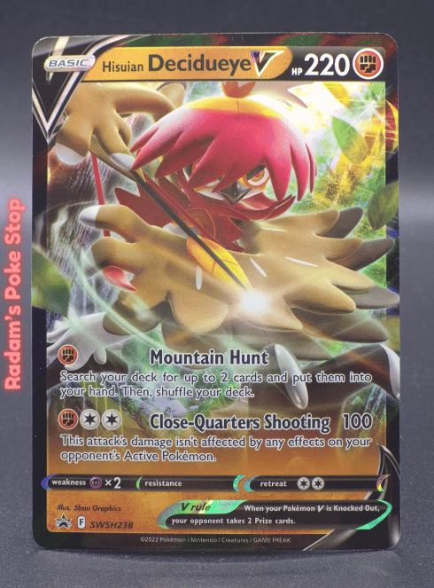 Hisuian Decidueye V #SWSH238 Promo