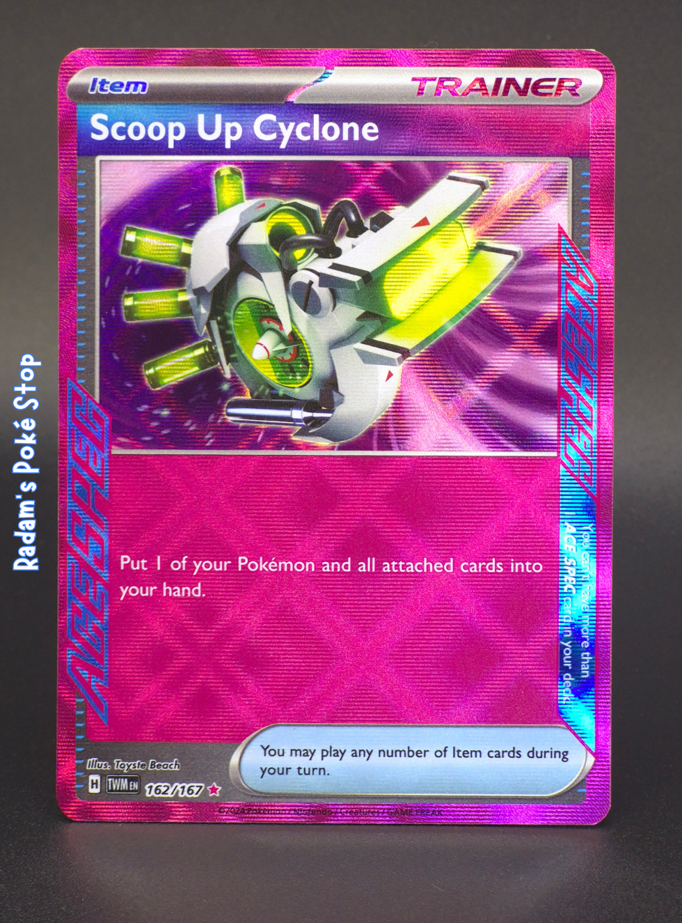 Scoop Up Cyclone #162 Twilight Masquerade ACE SPEC