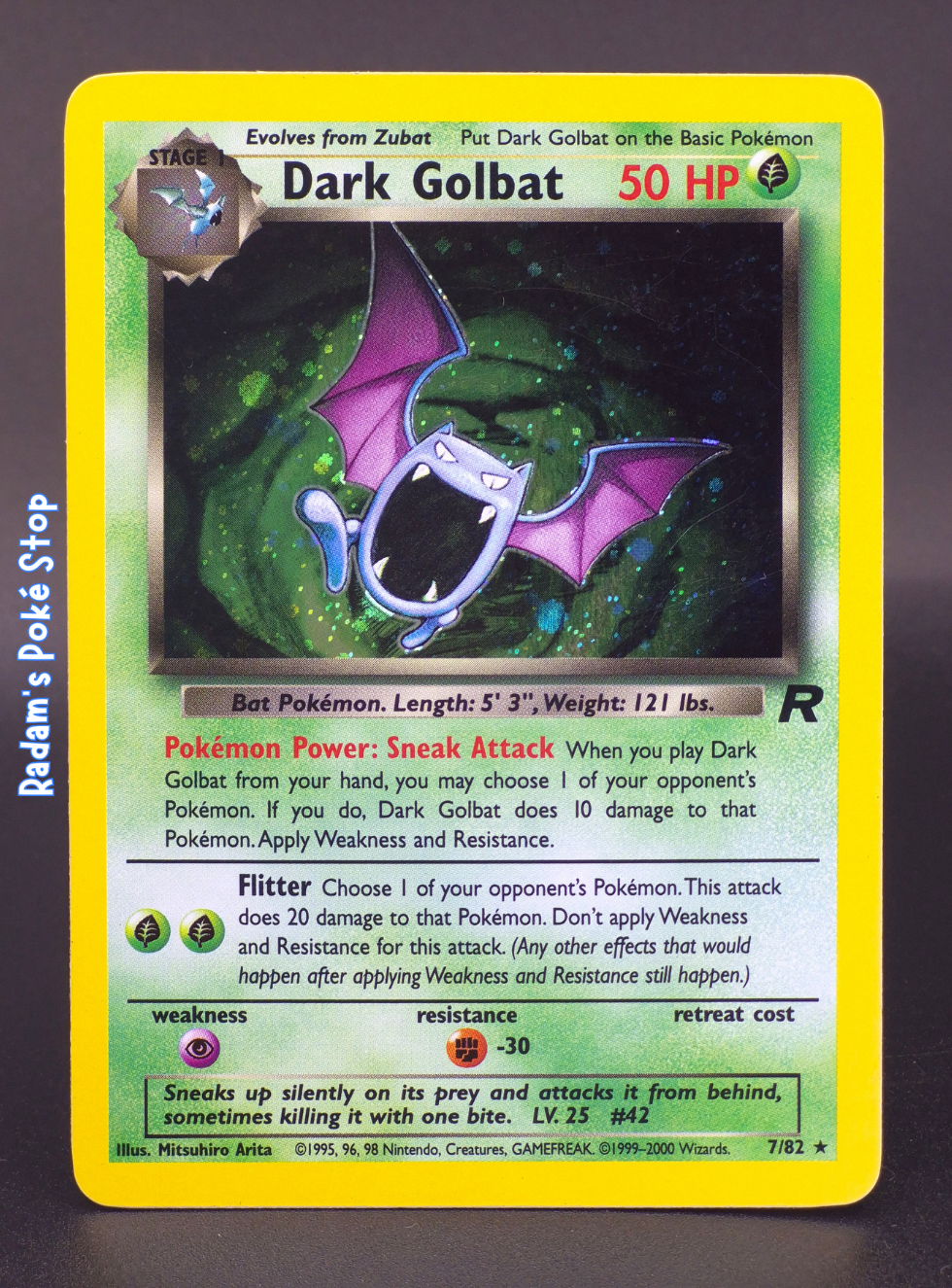 Dark Golbat #7 Holo Team Rocket