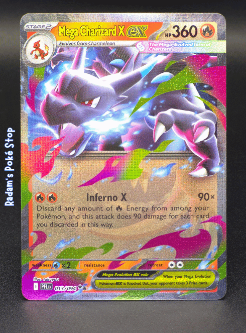 Mega Charizard x ex #013 Phantasmal Flames DR