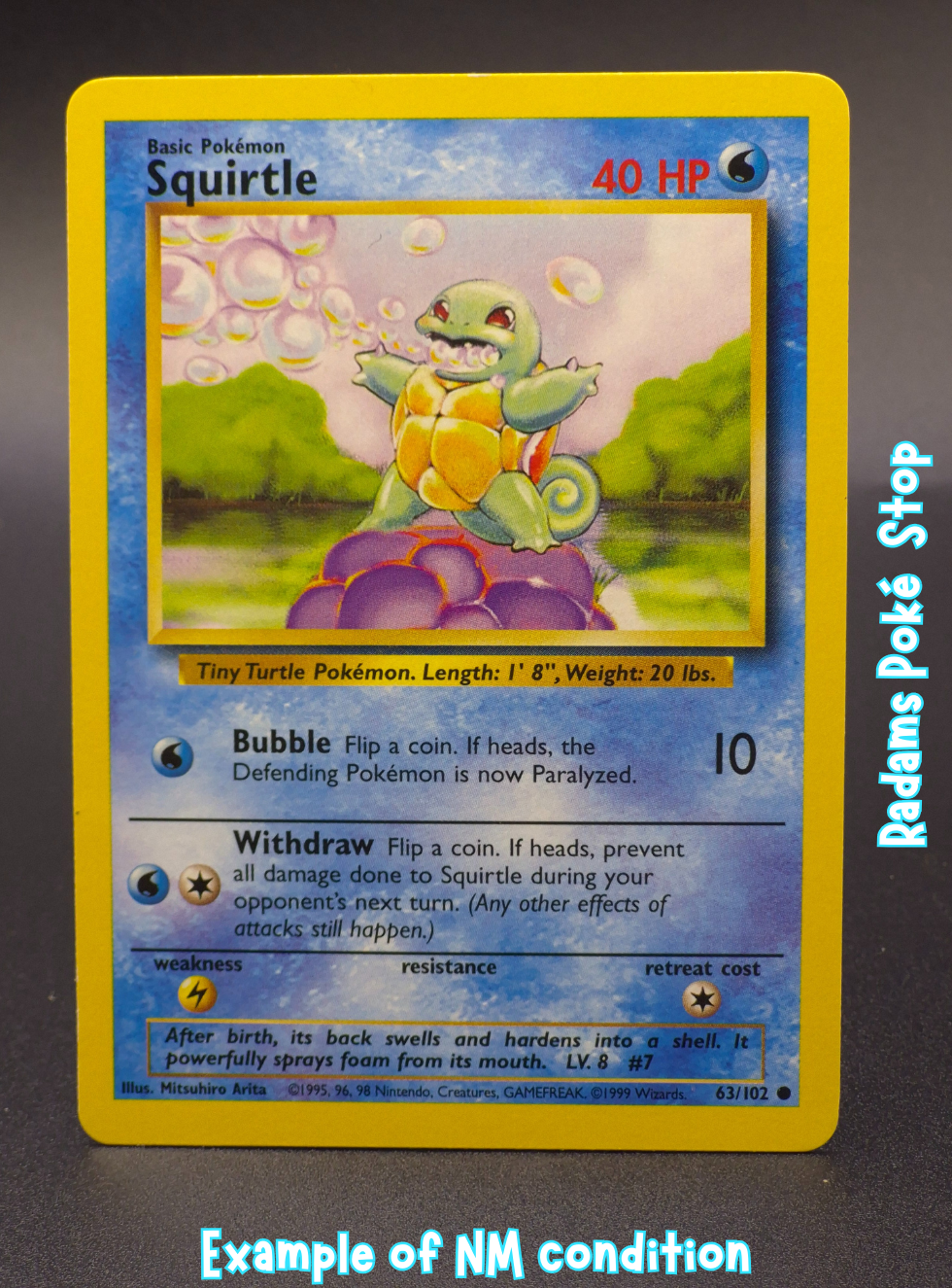 Squirtle #63 common Base Set
