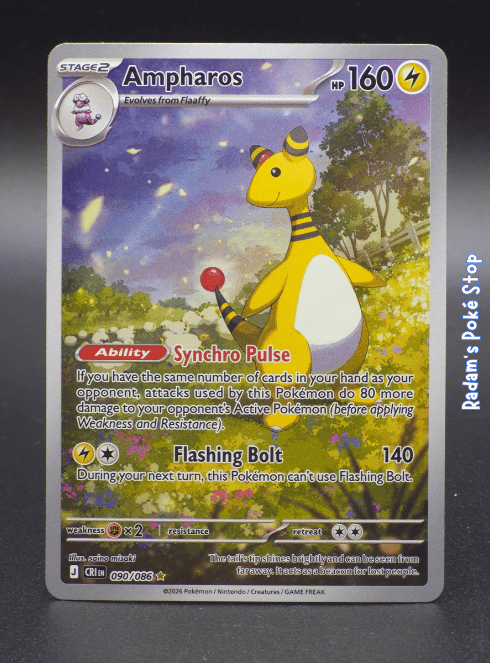 Ampharos #090 CRI Chaos Rising IR