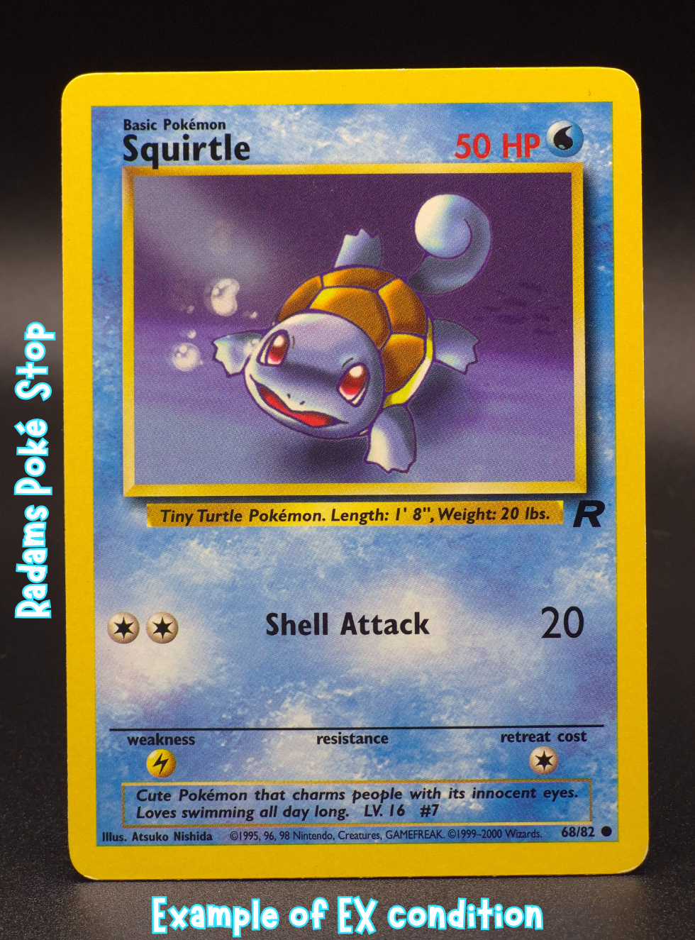Squirtle #68 common Team Rocket