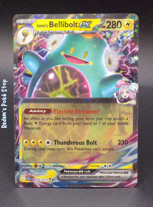 Iono's Bellibolt ex #070 DR Ascended Heroes