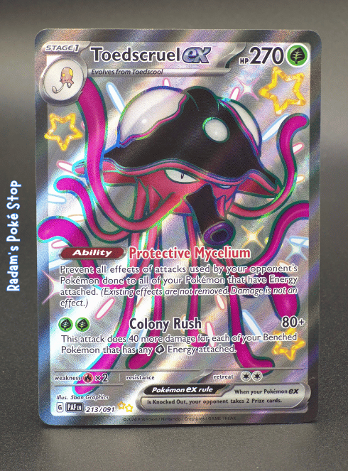 Toedscruel ex #213 UR Paldean Fates