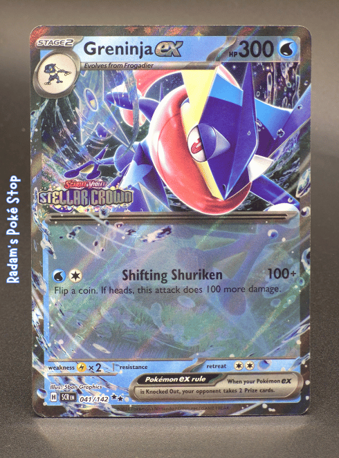 Greninja ex #041 Stellar Crown Stamped Promo DR