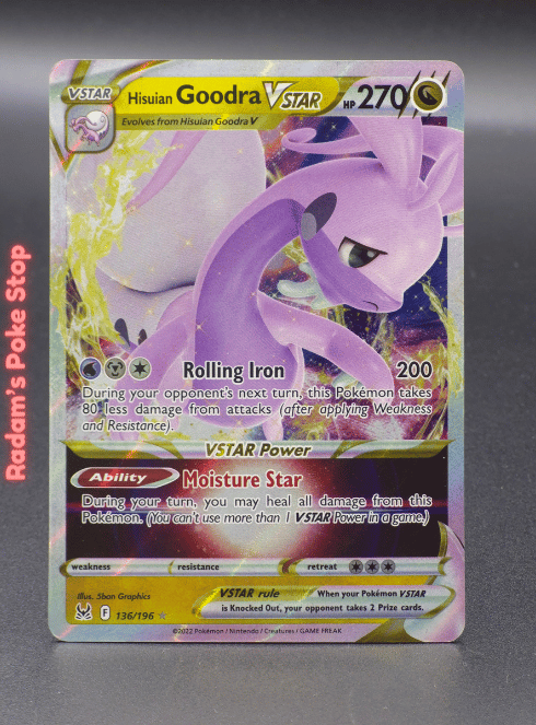 Hisuian Goodra Vstar #136, Lost Origin UR