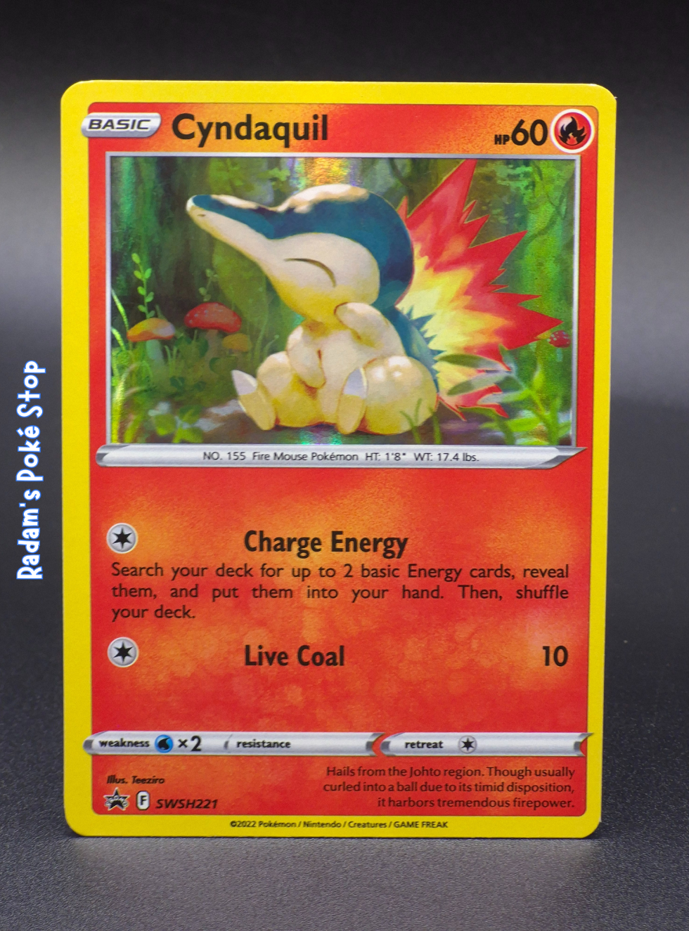 Cyndaquil #SWSH221 Black Star Promo