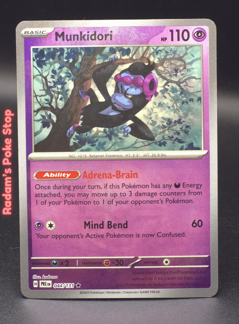 Munkidori #044 Prismatic Evolutions Poke Ball