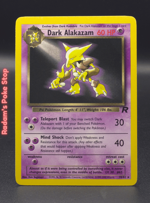 Dark Alakazam #18 Team Rocket