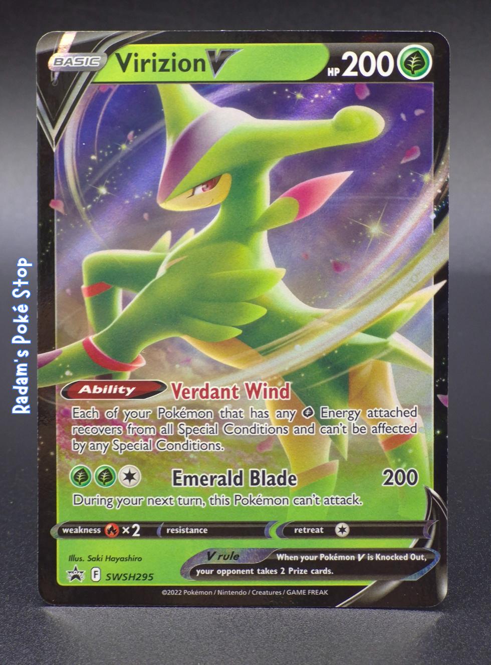 Virizion V #SWSH295 Promo