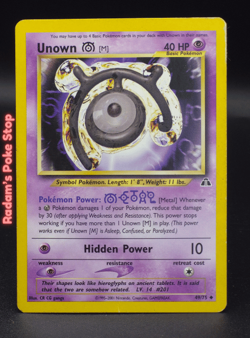 Unown M #49 Neo Discovery