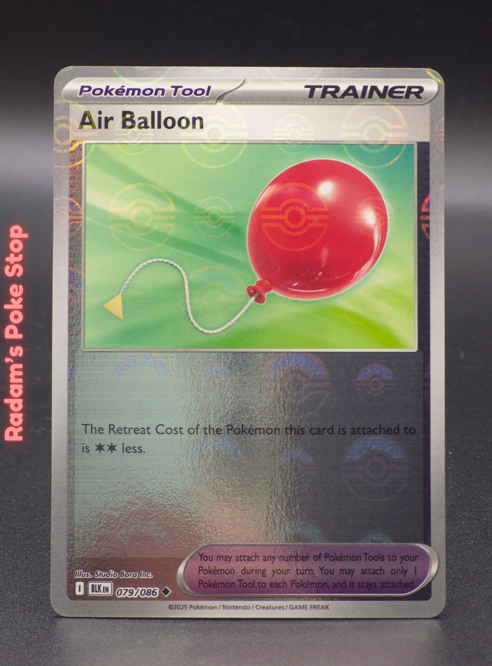Air Balloon #079 Black Bolt Poke Ball