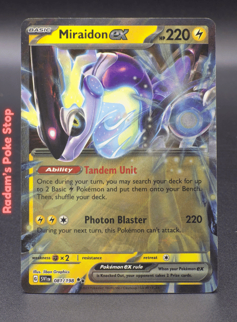 Miraidon ex #081 Scarlet & Violet Base DR