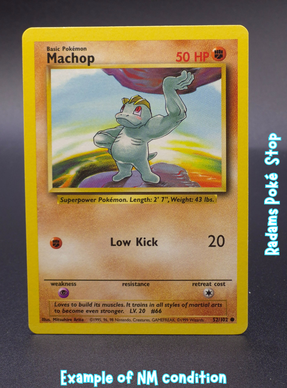 Machop #52 common Base Set