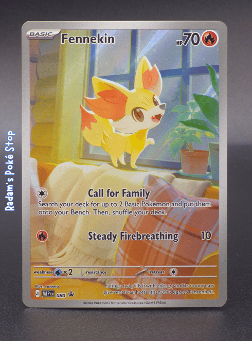 Fennekin #MEP080 Chaos Rising ETB Promo