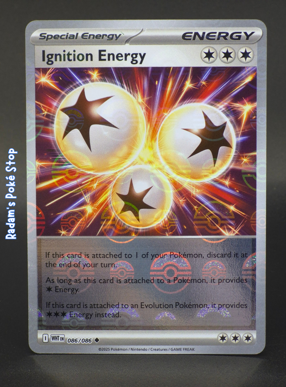 Ignition Energy #086 White Flare Poke Ball