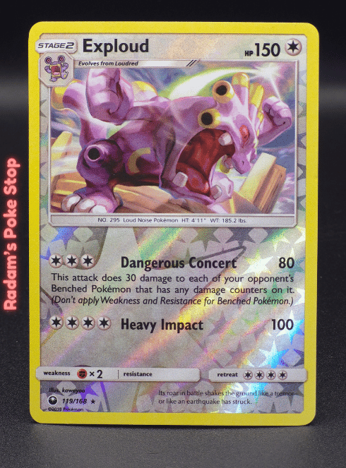 Exploud Reverse Holo #119 Celestial Storm