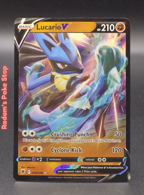 Lucario V #078 Astral Radiance UR
