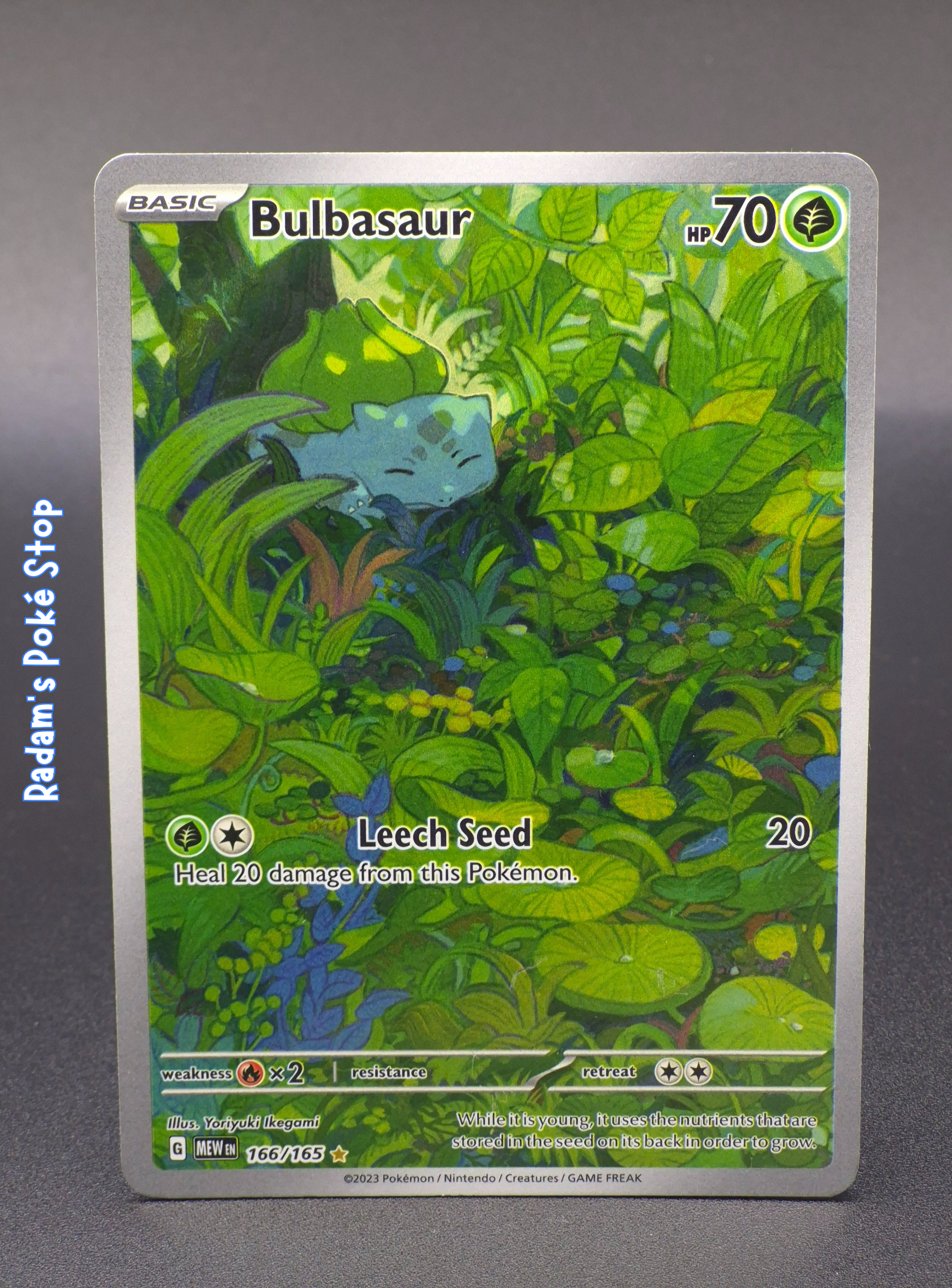 Bulbasaur #166, Mew 151 IR