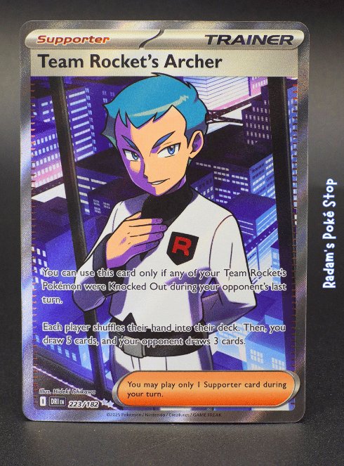 Team Rocket's Archer #223 UR Destined Rivals