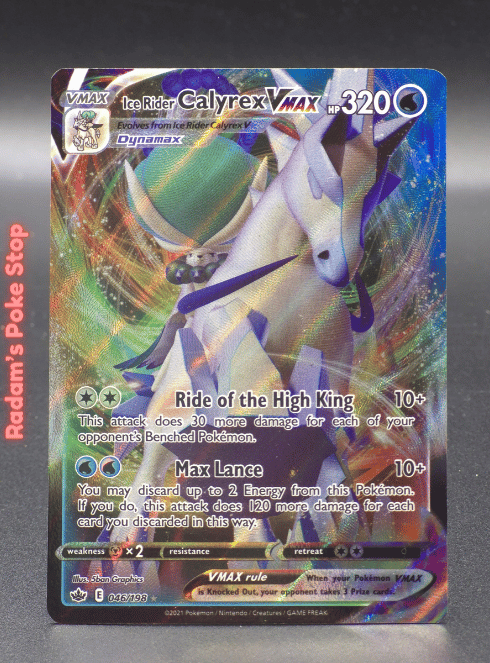 Ice Rider Calyrex Vmax #046 Chilling Reign UR