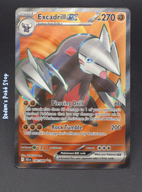 Excadrill ex #160 Black Bolt FA
