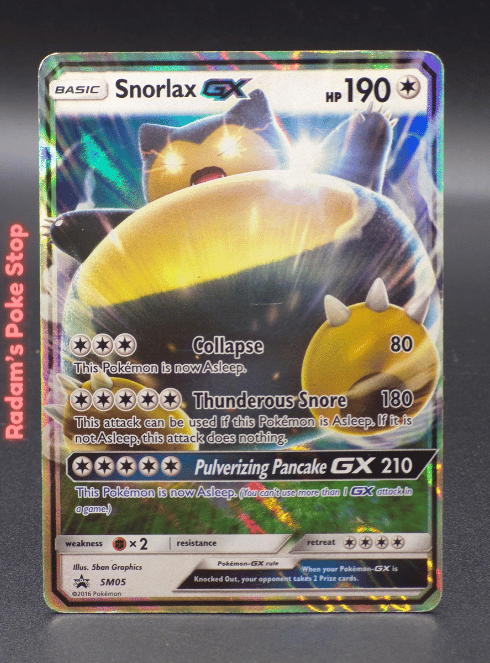 Snorlax GX #SM05 Black Star Promo