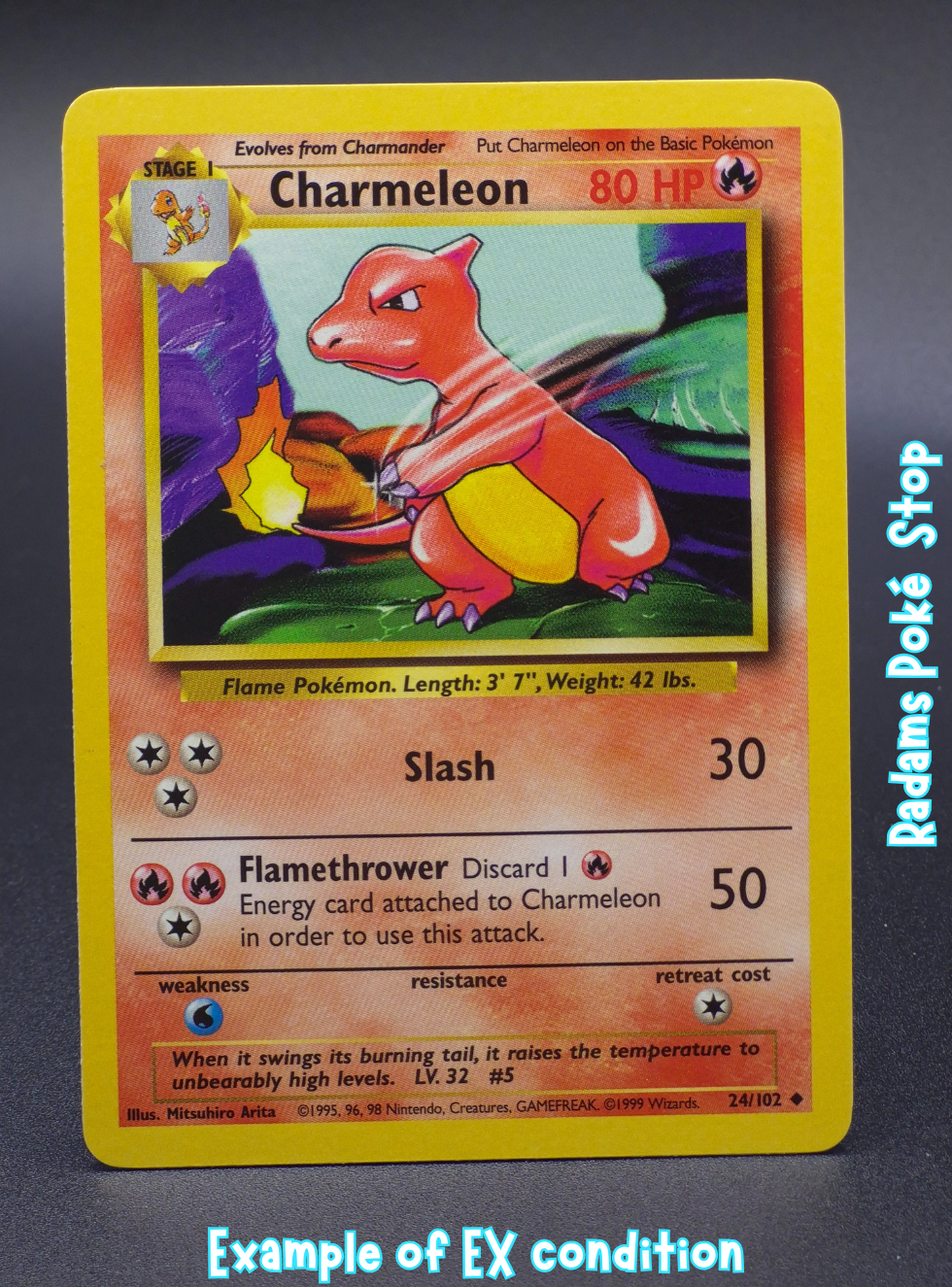 Charmeleon #24 uncommon Base Set