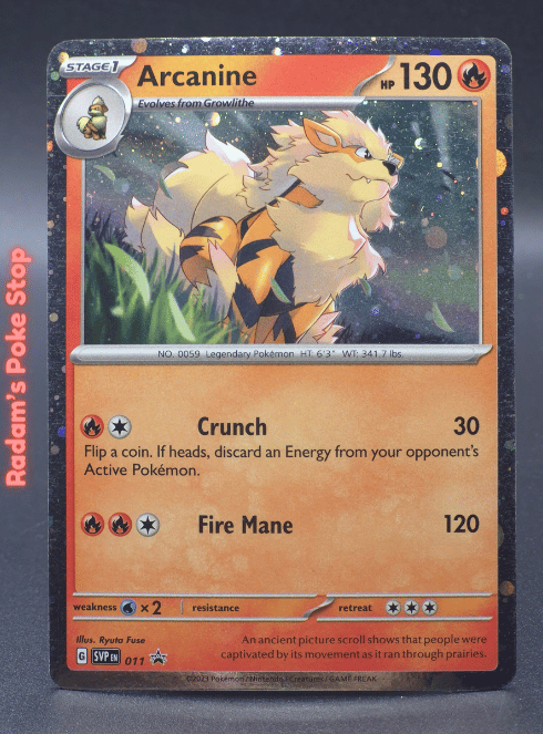 Arcanine #SVP011 Promo