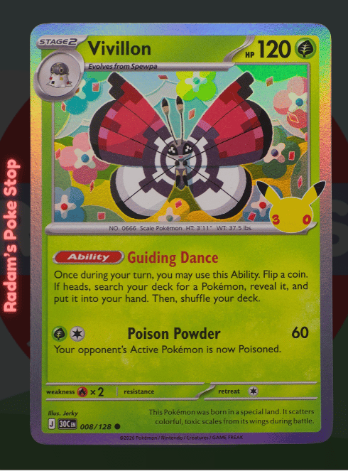Vivillon #008 30th Celebrations 30C