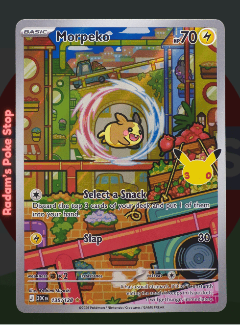 Morpeko #135 30th Celebrations 30C
