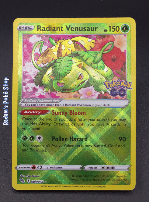 Radiant Venusaur #004 Pokemon Go