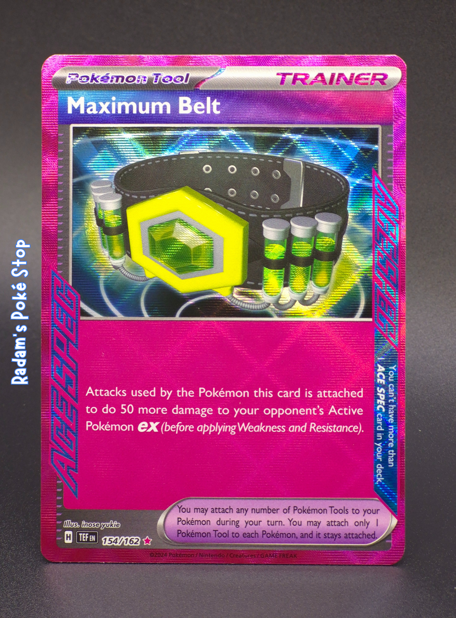 Maximum Belt #154 Temporal Forces ACE SPEC