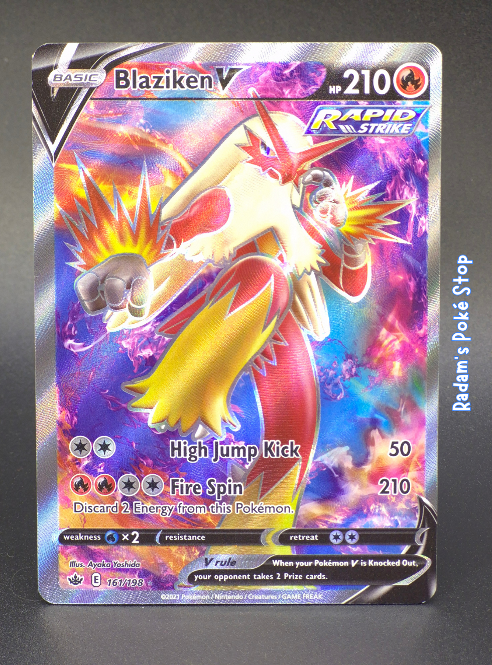 Blaziken V #161 Chilling Reign UR