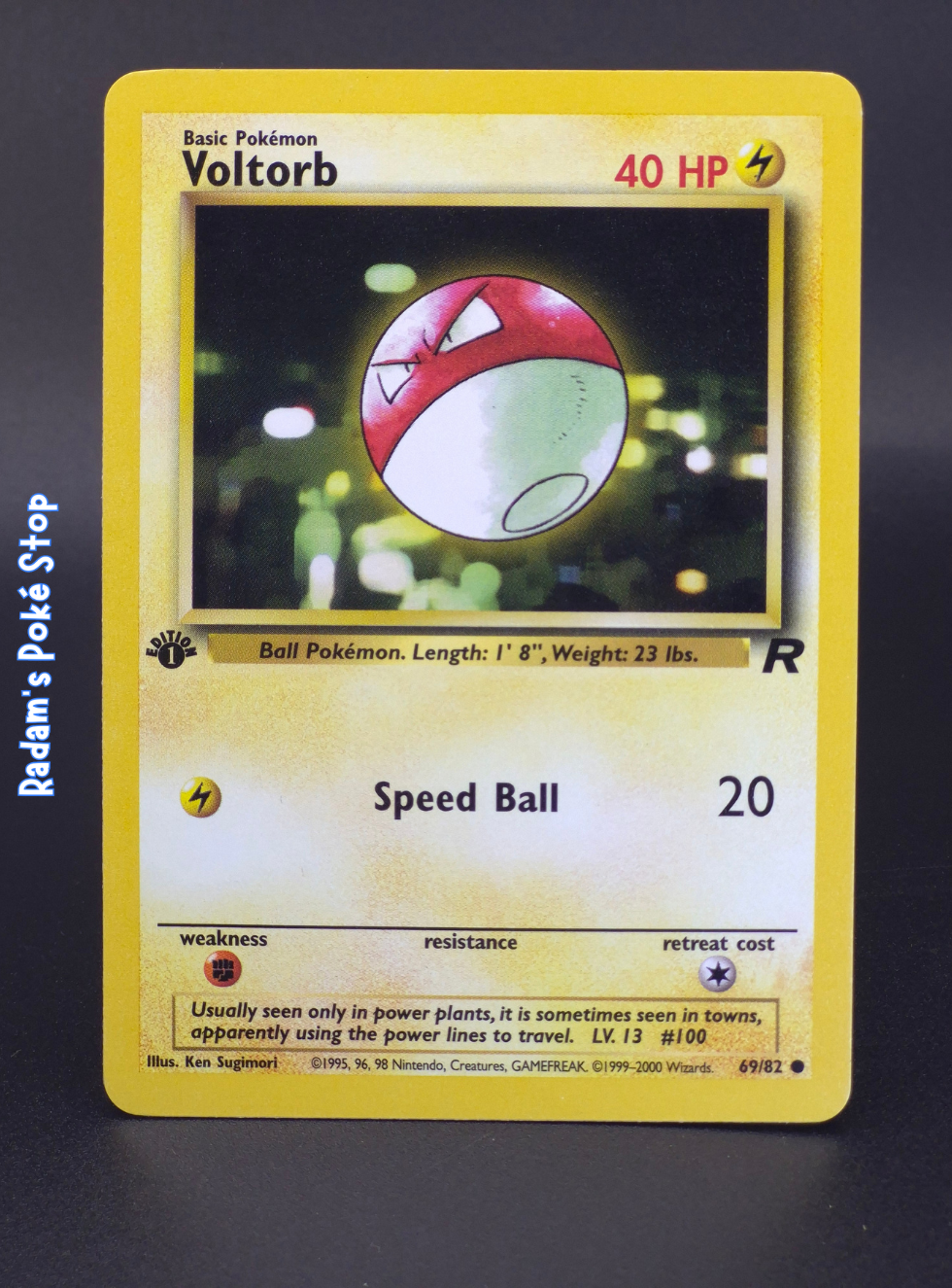 1st Edition Voltorb #69 Team Rocket