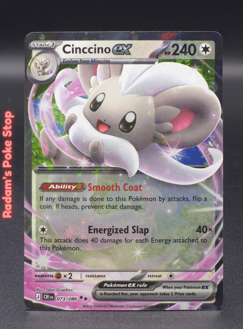 Cinccino ex #073 CRI Chaos Rising DR